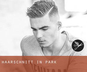 Haarschnitt in Park