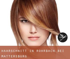 Haarschnitt in Rohrbach bei Mattersburg