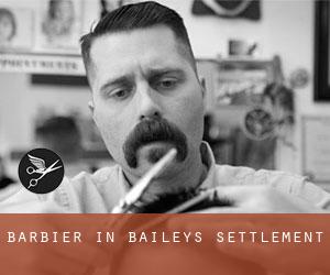 Barbier in Baileys Settlement